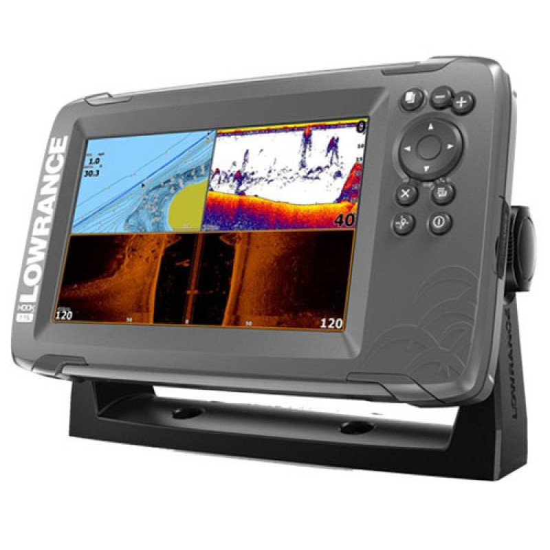 Картплоттер lowrance hook. Lowrance 7 tripleshot. эхолот с аккумулятором в комплекте.