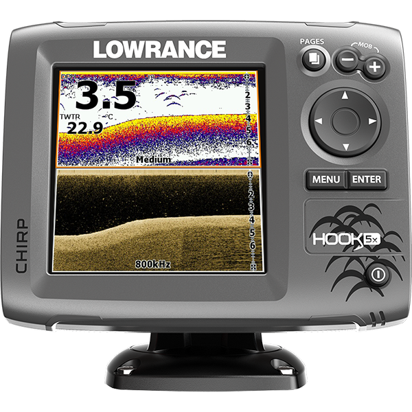 Эхолот Lowrance Hook-5 Mid/High/DownScan в Апатитах