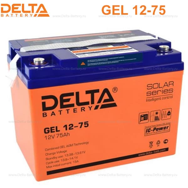 Аккумуляторная батарея Delta GEL 12-75 в Апатитах Аккумуляторная батарея Delta GEL 12-75 в Апатитах